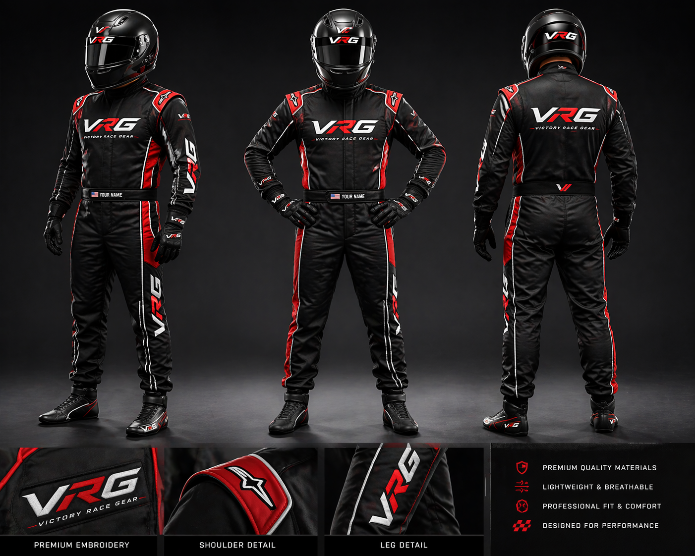 Adult Custom Karting Suit